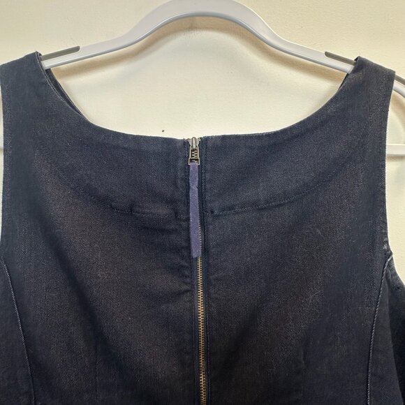 Anthropologie Holding Horses Clara Denim Dress Size 14 - Picture 9 of 13